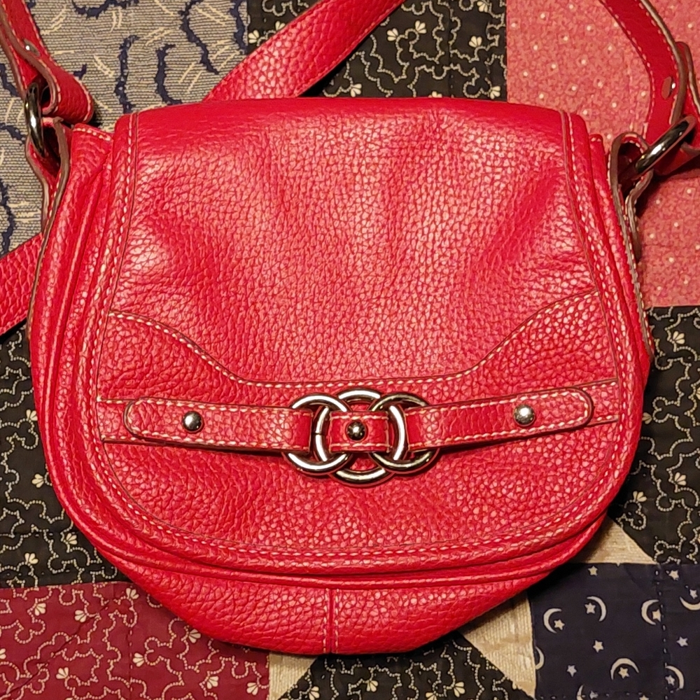 Red Leather Purse